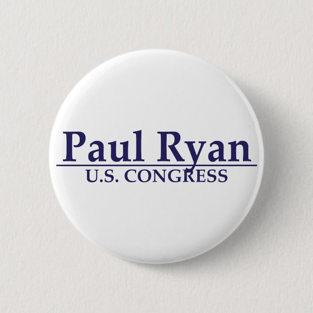 Badge Rond 5 Cm Le congrès de Paul Ryan États-Unis (Devant)