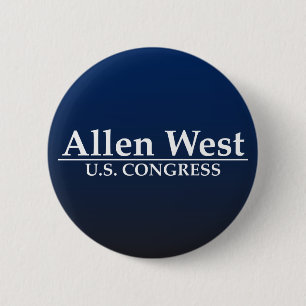 Badge Rond 5 Cm Le congrès occidental d'Allen États-Unis