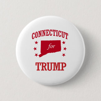 BADGE ROND 5 CM LE CONNECTICUT POUR DONALD TRUMP