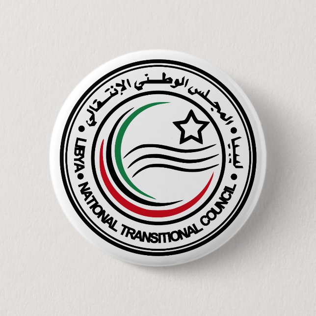 Badge Rond 5 Cm Le Conseil transitoire national du joint de la (Devant)