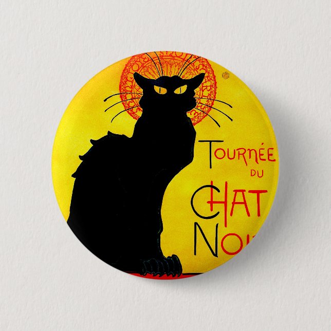 Badge Rond 5 Cm Le Conversation Noir Vintage (Devant)