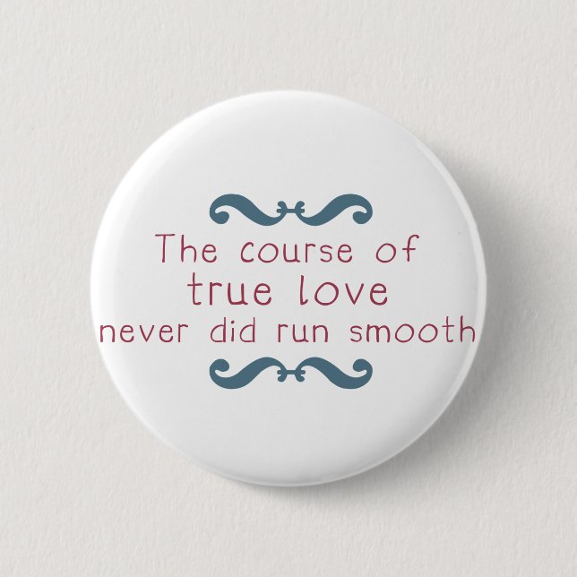 Badge Rond 5 Cm Le cours de l'amour vrai (Devant)