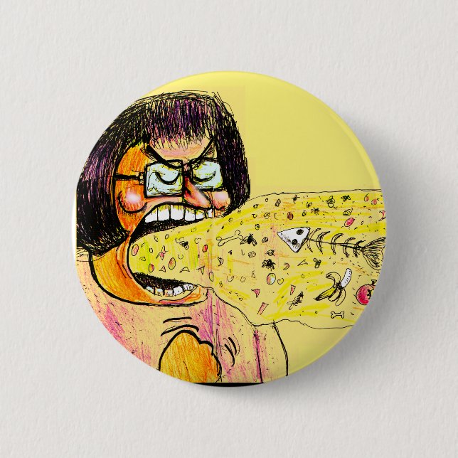 Badge Rond 5 Cm Le crachat spécial de Staphney (Devant)