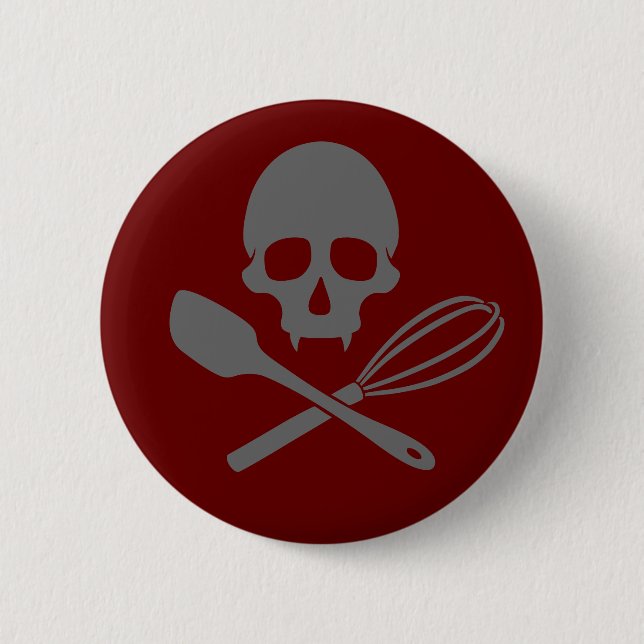Badge Rond 5 Cm Le crâne de Baker (Devant)