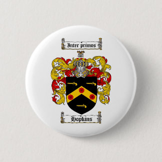 BADGE ROND 5 CM LE CREST DE FAMILLE DE HOPKINS - MANTEAU DE