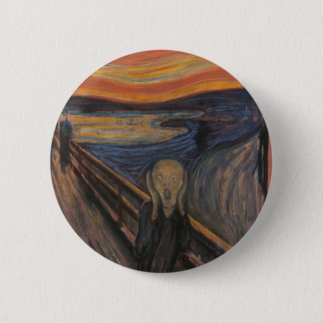 Badge Rond 5 Cm Le cri (Devant)