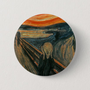 Badge Rond 5 Cm Le cri d'Edvard Munch