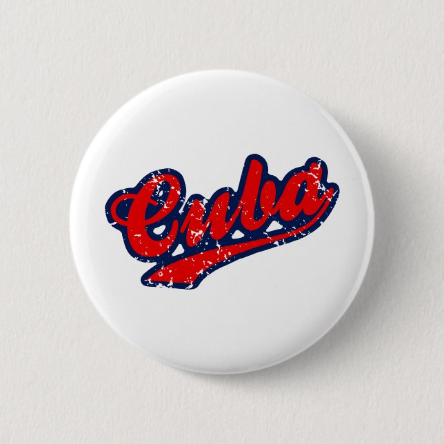 Badge Rond 5 Cm Le Cuba (Devant)