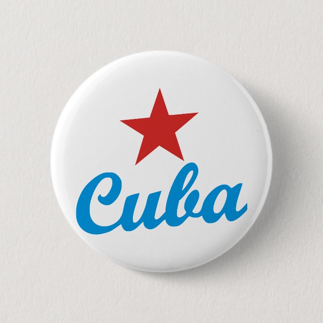 Badge Rond 5 Cm Le Cuba (Devant)