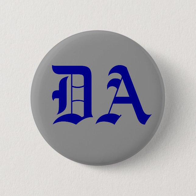 BADGE ROND 5 CM LE DA (Devant)
