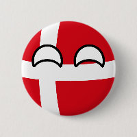 Le Danemark Geeky tendant drôle Countryball