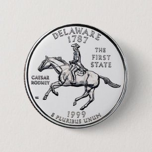 Badge Rond 5 Cm Le Delaware
