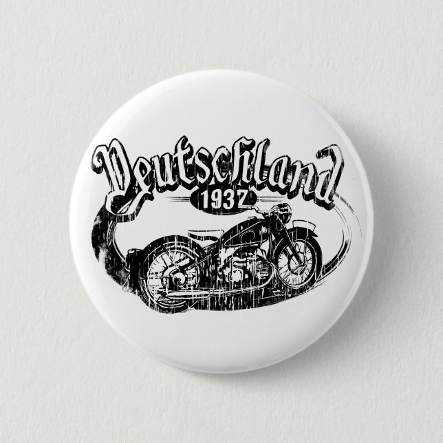 Badge Rond 5 Cm Le Deutschland Motowear (Devant)