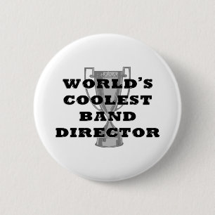 Badge Rond 5 Cm Le directeur de bande le plus frais