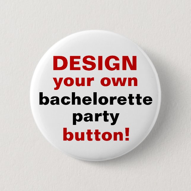 Badge Rond 5 Cm Le do-it-yourself conçoivent votre propre Pin de (Devant)
