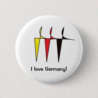 Badge Rond 5 Cm Le drapeau allemand colore le bouton