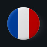 Badge Rond 5 Cm Le drapeau de la France<br><div class="desc">Le drapeau de la France est fait de lignes bleues,  blanches et rouges. C'est un grand cadeau pour ceux qui aiment la France ou ont un héritage français. Cette conception est également disponible sur beaucoup d'autres produits pour que vous choisissiez de.</div>