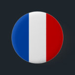 Badge Rond 5 Cm Le drapeau de la France<br><div class="desc">Le drapeau de la France est fait de lignes bleues,  blanches et rouges. C'est un grand cadeau pour ceux qui aiment la France ou ont un héritage français. Cette conception est également disponible sur beaucoup d'autres produits pour que vous choisissiez de.</div>