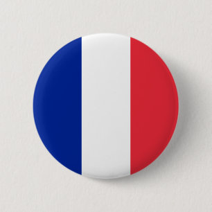 Badge Rond 5 Cm Le drapeau de la France