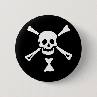 Badge Rond 5 Cm Le drapeau de pirate authentique d'Emanuel Wynne