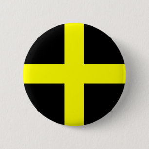 Badge Rond 5 Cm Le drapeau Pays de Galles Gallois de St David