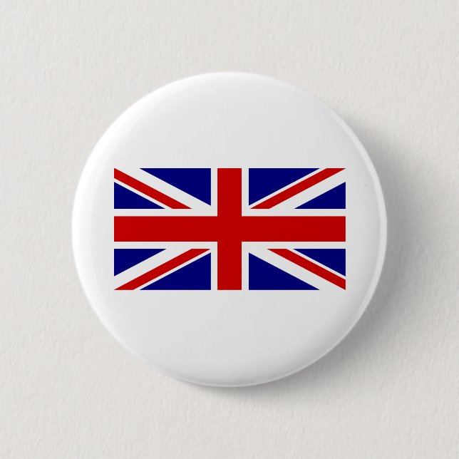 Badge Rond 5 Cm Le drapeau Union Jack (Devant)