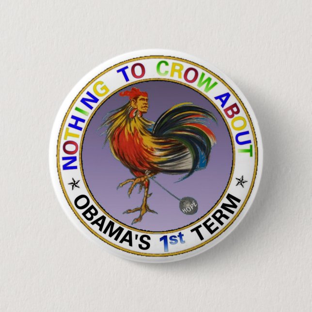Badge Rond 5 Cm Le ęr terme d'Obama (Devant)