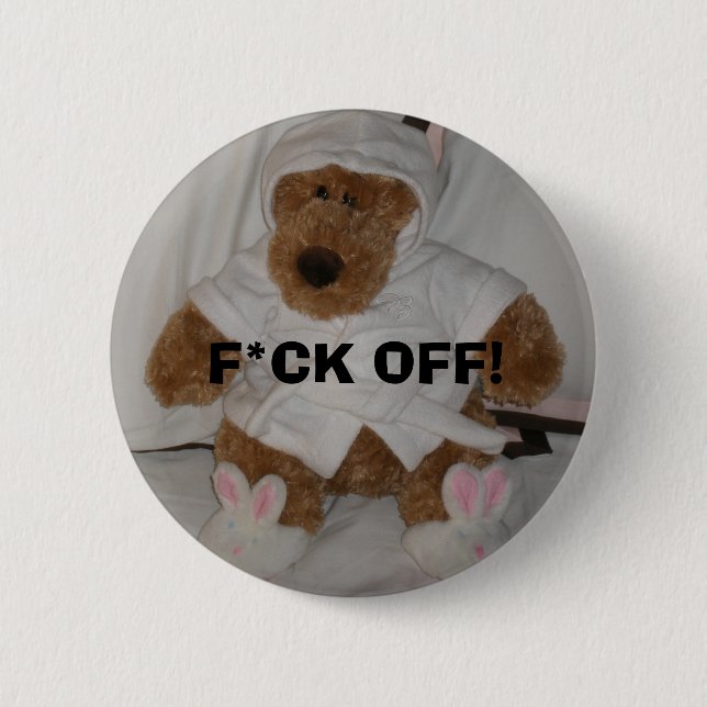 Badge Rond 5 Cm Le F*CK de Bridget de bébé OUTRE du bouton (Devant)