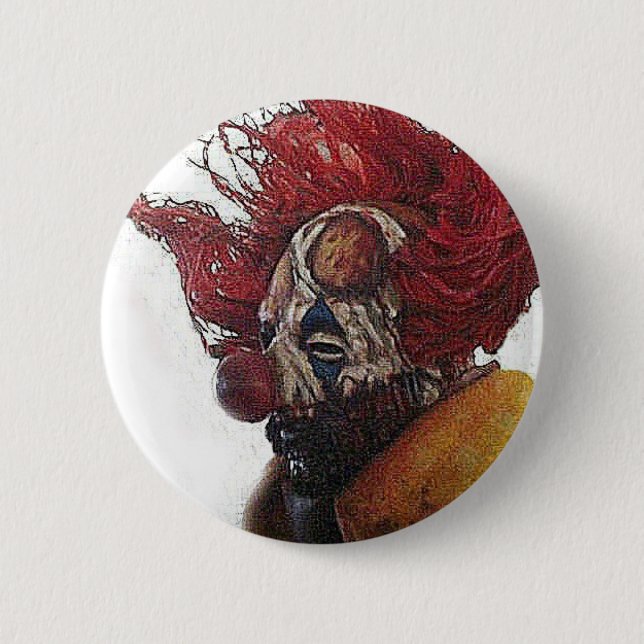 Badge Rond 5 Cm Le fonctionnaire ROTZO ! Bouton ! 2 (Devant)