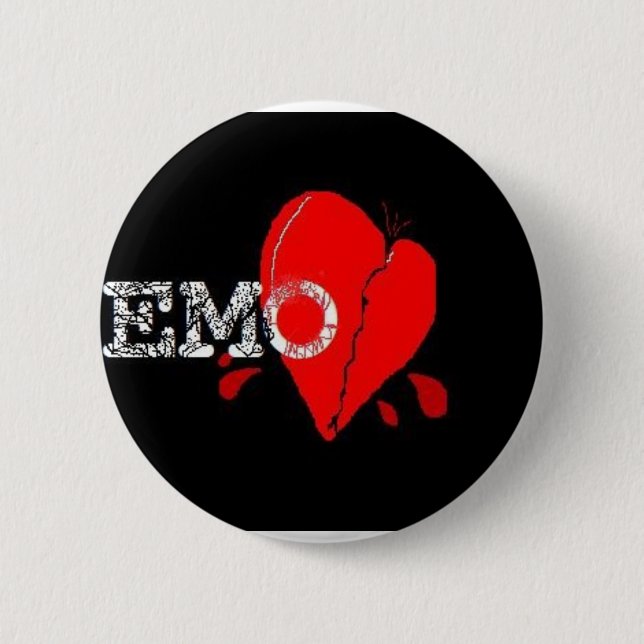 BADGE ROND 5 CM LE FOND D'EMO (Devant)
