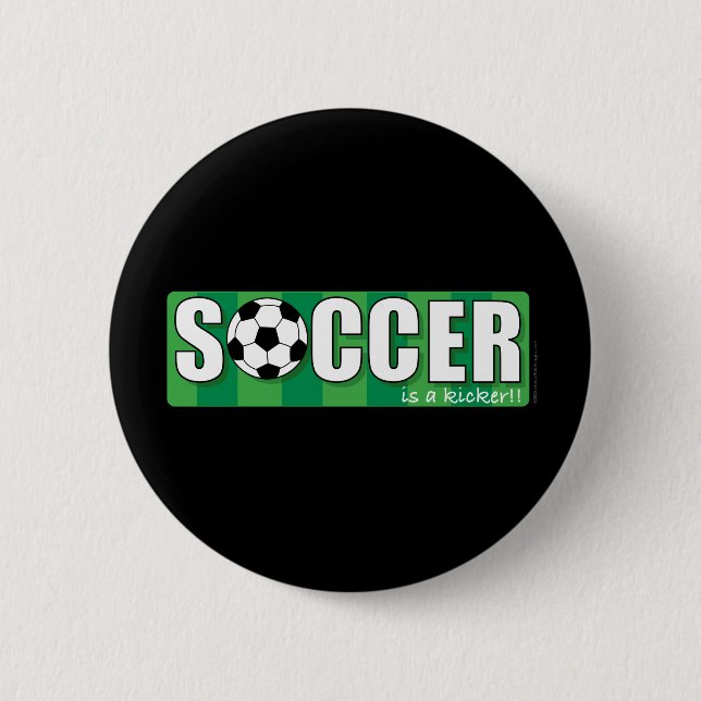 Badge Rond 5 Cm Le football (Devant)