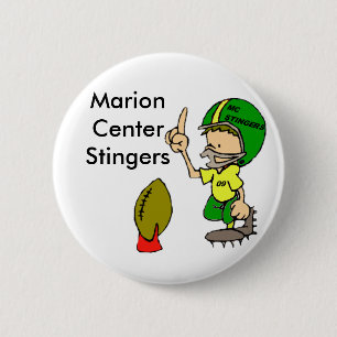 Badge Rond 5 Cm Le football central de Marion