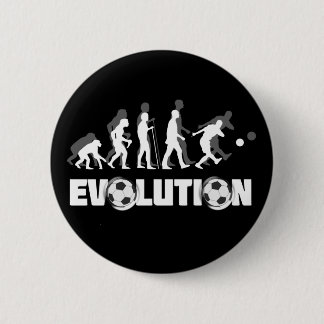 Badge Rond 5 Cm Le football d'évolution