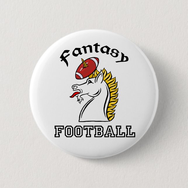 Badge Rond 5 Cm Le football d'imaginaire (Devant)