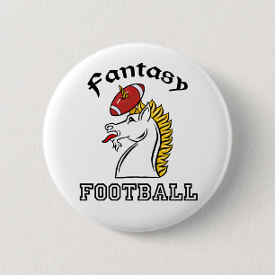 Badge Rond 5 Cm Le football d'imaginaire