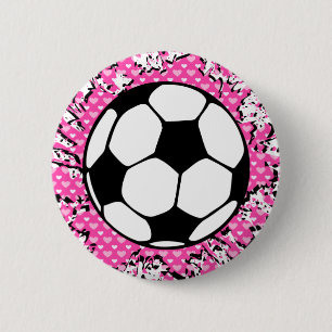Badge Rond 5 Cm le football splat.