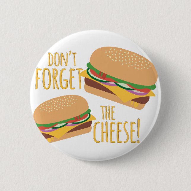 Badge Rond 5 Cm Le fromage (Devant)