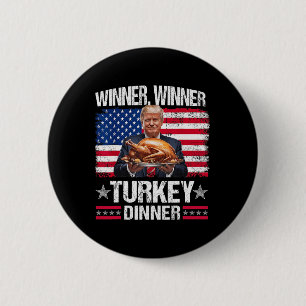 Badge Rond 5 Cm Le gagnant de Trump pour un Humour drôle