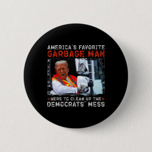 Badge Rond 5 Cm Le garagiste préféré des Américains est là pour ne
