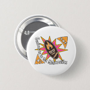 Badge Rond 5 Cm Le génie est dans les mathématiques