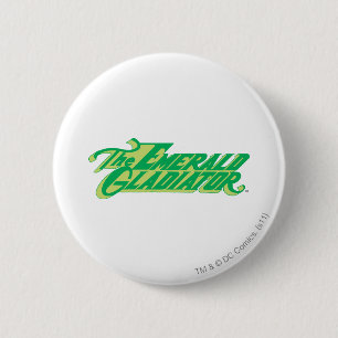 Badge Rond 5 Cm Le gladiateur vert