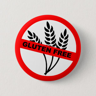 Badge Rond 5 Cm Le gluten libèrent