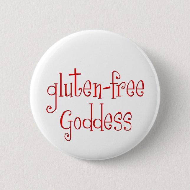 Badge Rond 5 Cm Le gluten libèrent la déesse (Devant)