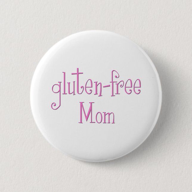 Badge Rond 5 Cm Le gluten libèrent la maman (Devant)