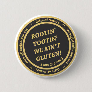 Badge Rond 5 Cm Le gluten libèrent le slogan