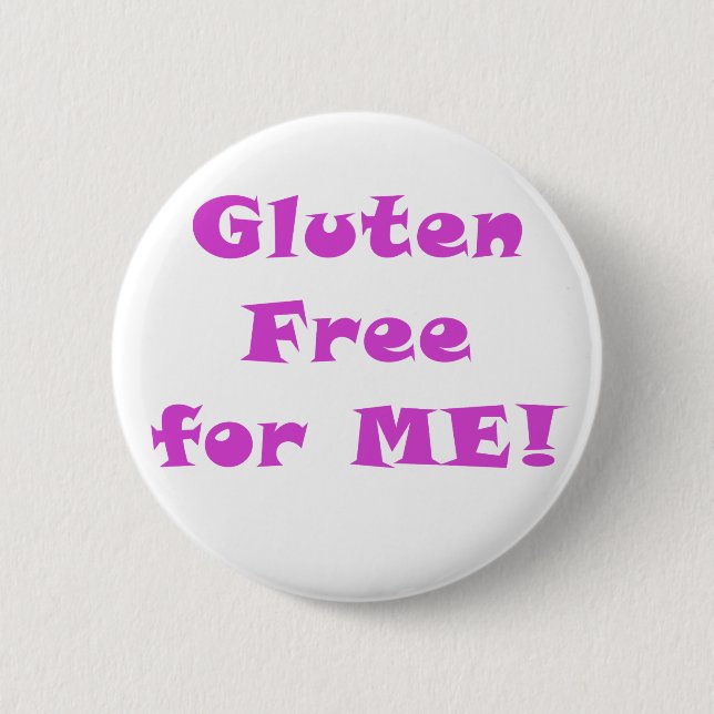 Badge Rond 5 Cm Le gluten libèrent pour moi (Devant)