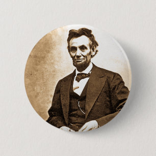 Badge Rond 5 Cm Le grand émancipateur - Abe Lincoln (1865)