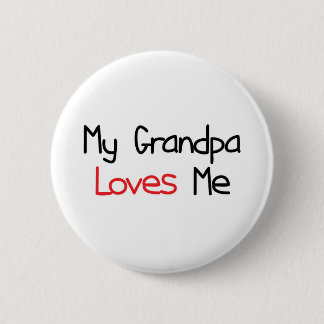 Badge Rond 5 Cm Le grand-papa m'aime