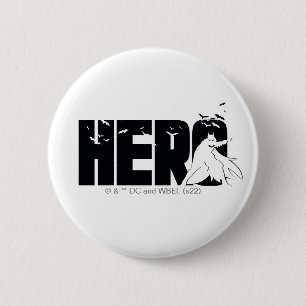 Badge Rond 5 Cm Le graphique de Batman "Héros"