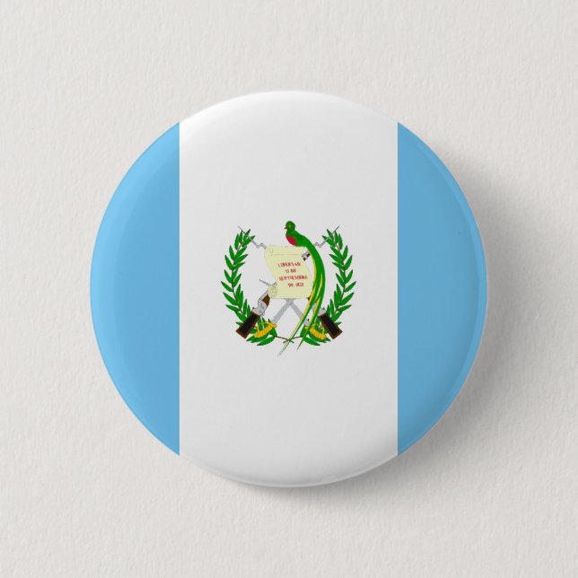 Badge Rond 5 Cm Le Guatemala (Devant)